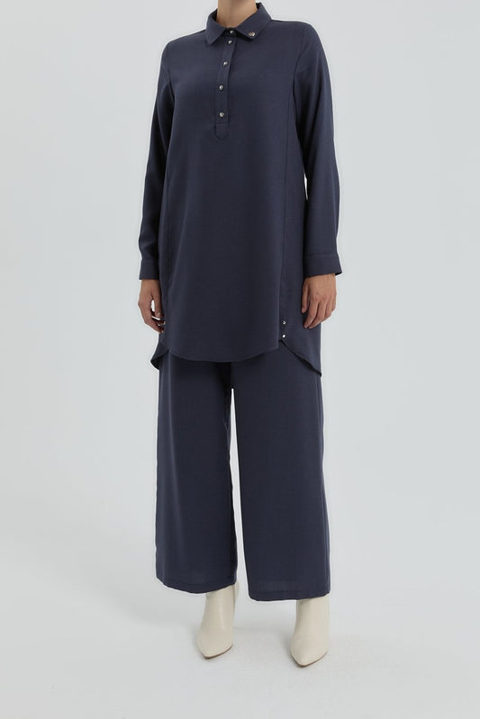 Tunique à col chemise