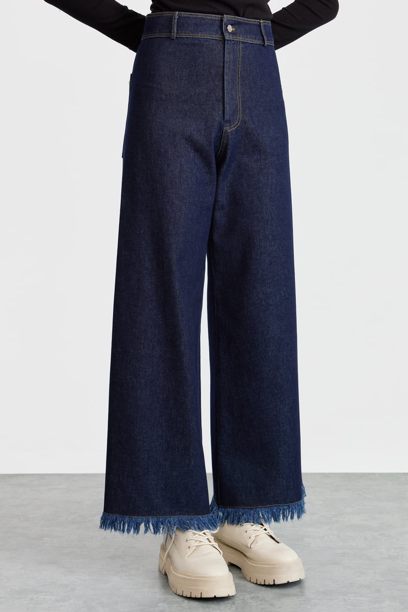 Pantalon large en Jean