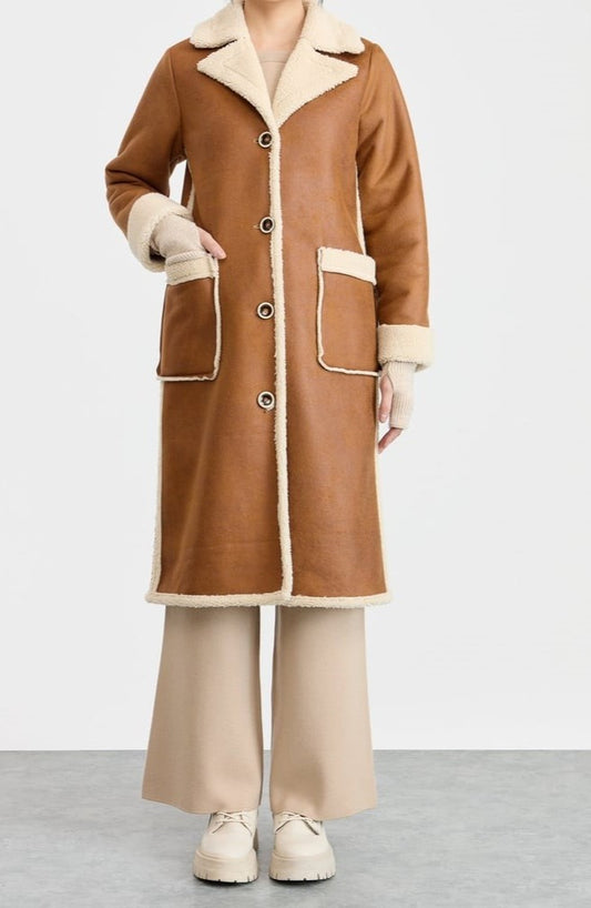 Manteau en peau de mouton